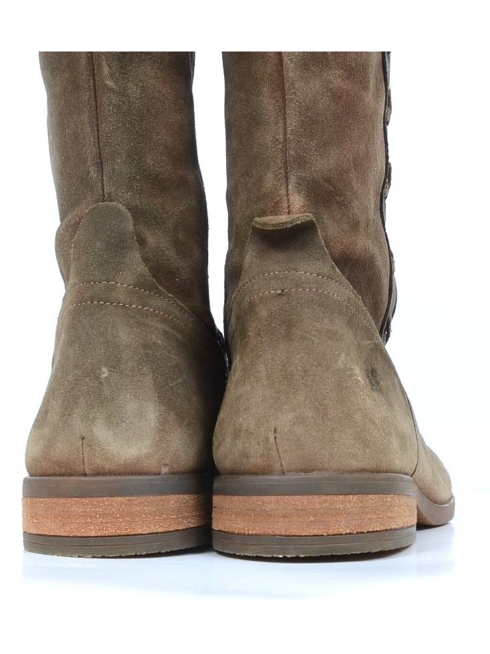 Børn Albi Women's 11 M US Suede Leather Western Knee Riding Boot Festival Rustic - Picture 7 of 10